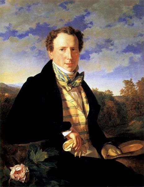 Ferdinand Georg Waldmuller Self-Portrait France oil painting art